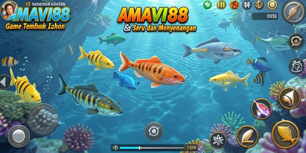 Gameplay seru Tembak Ikan dengan grafis menawan.