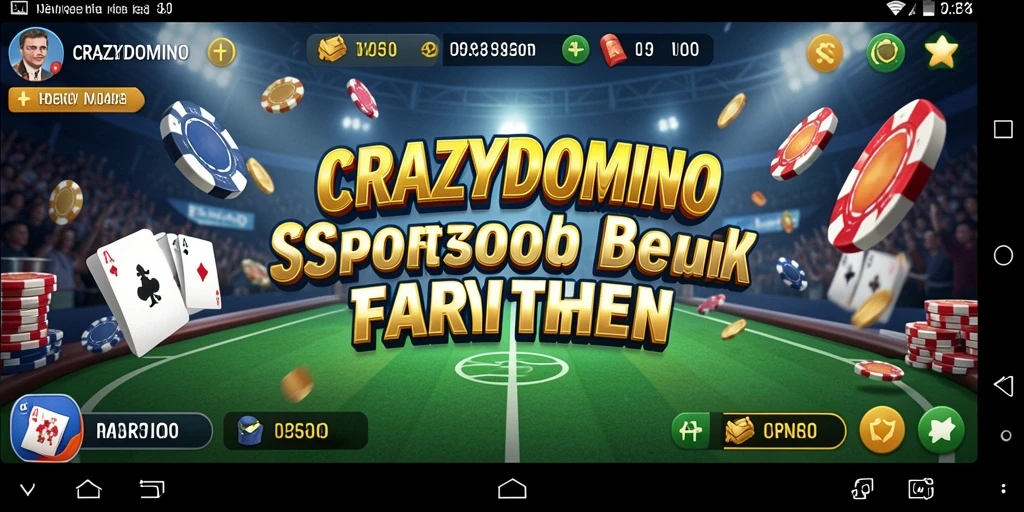 Tampilan menarik gameplay di CRAZYDOMINO dengan fitur sportsbook.