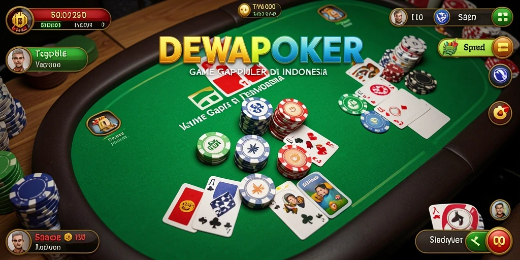 Gameplay seru DEWAPOKER dengan pemain dari seluruh Indonesia.
