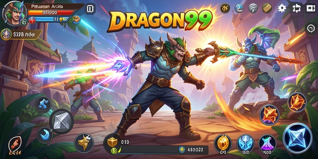 Gameplay seru dan penuh aksi di DRAGON99.
