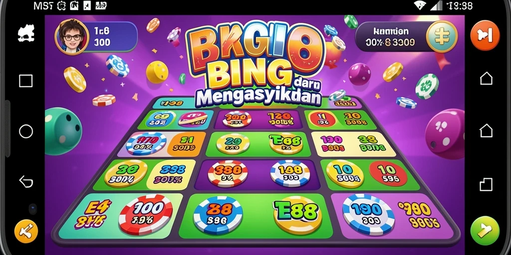 Tampilan gameplay seru dalam E88 dengan penuh semangat Bingo.
