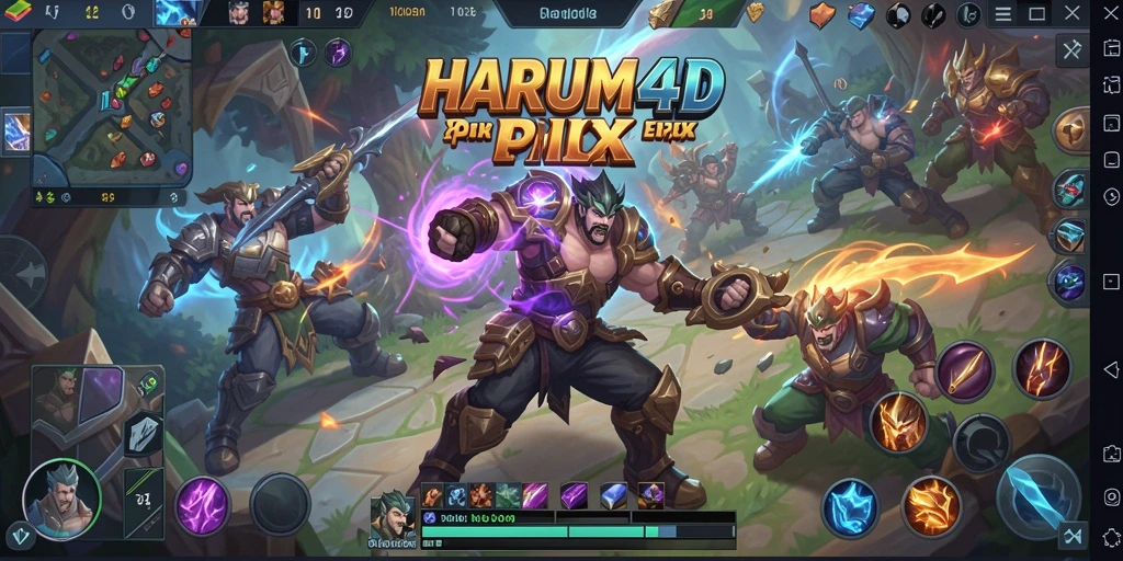 Tampilan menarik dari gameplay HARUM4D yang menegangkan.
