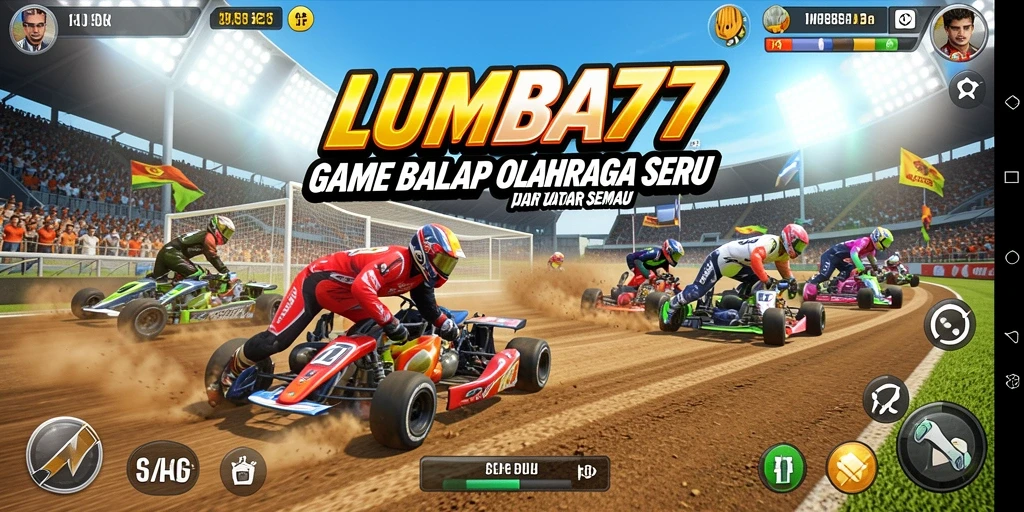Gameplay seru balapan olahraga di LUMBA77.