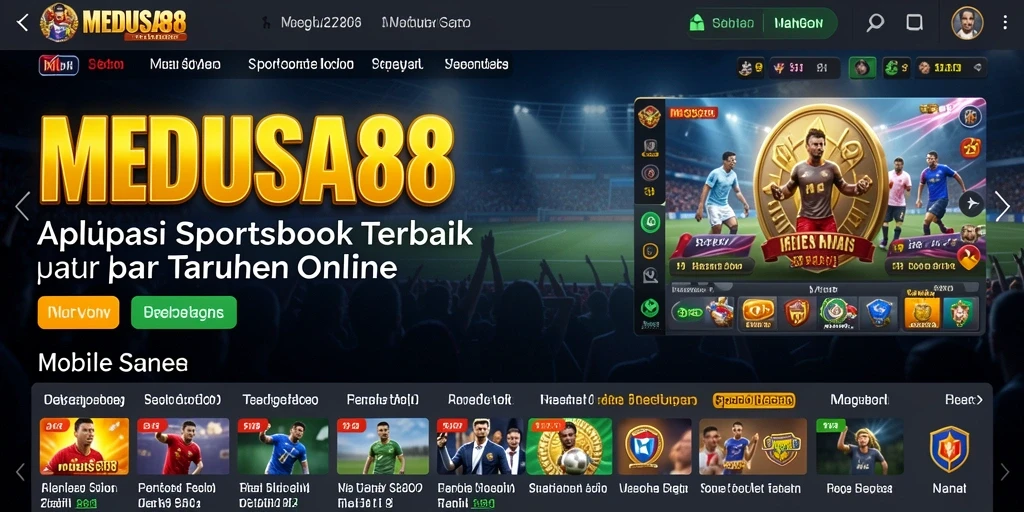 Tampilan gameplay <strong>MEDUSA88</strong> yang dinamis dan menarik untuk taruhan olahraga.