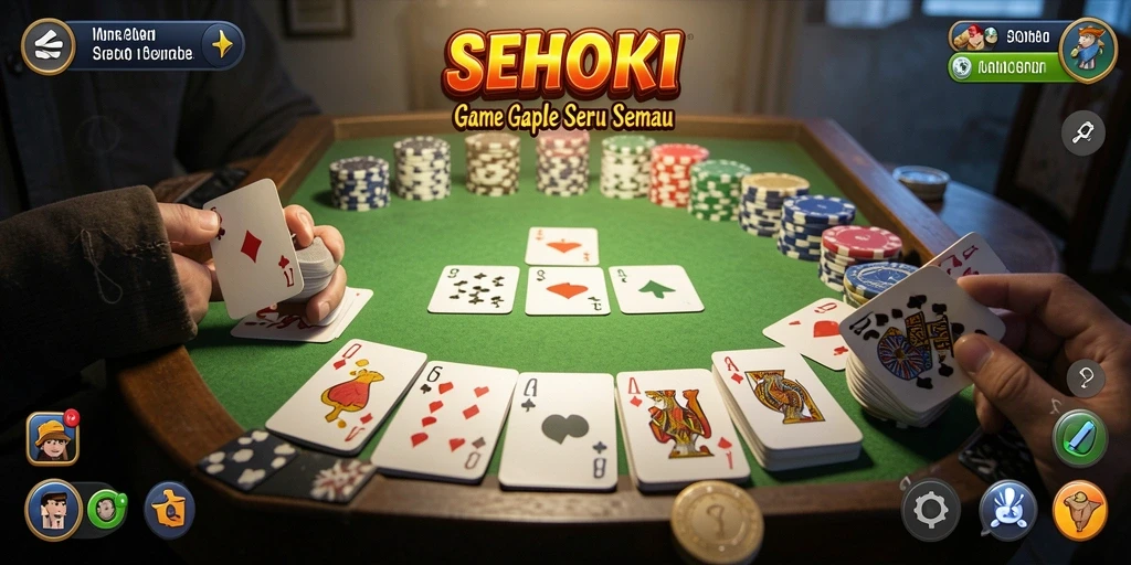 Tampilan gameplay SEHOKI yang seru dan menarik.