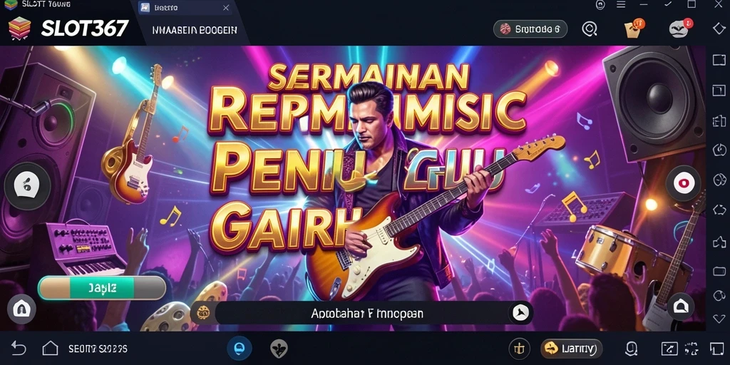 Tampilan gameplay SLOT367 yang mengasyikkan dengan alunan musik.